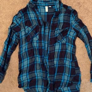 Nordstrom BP plaid button up